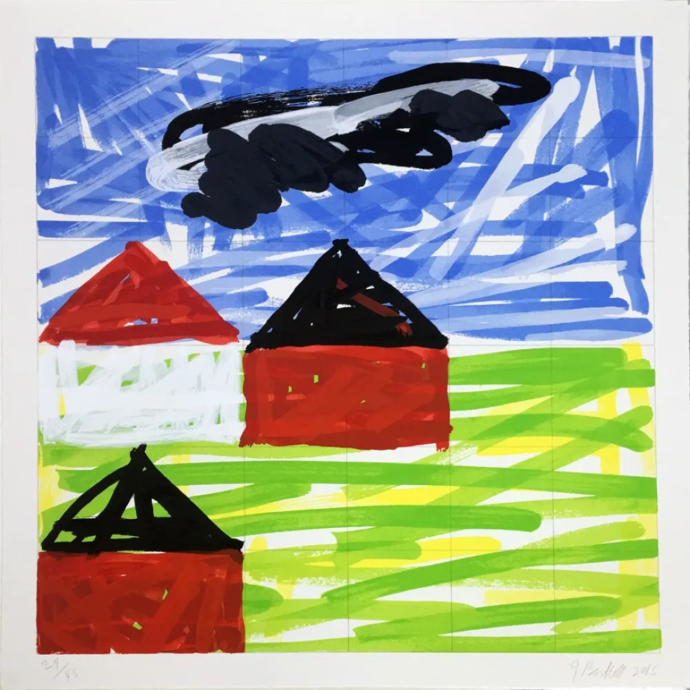 Zeefdruk Bartlett - House II #4