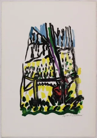 Lithografie Bartolini - Anna nei boschi