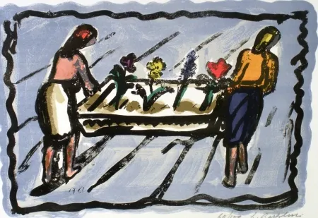 Lithografie Bartolini - Le fioraie