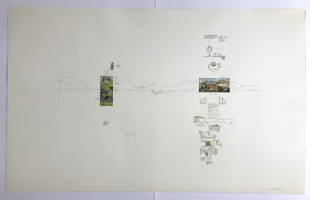 Zeefdruk Baruchello - Sans titre (Rosengarten Ice Cream Sundae)