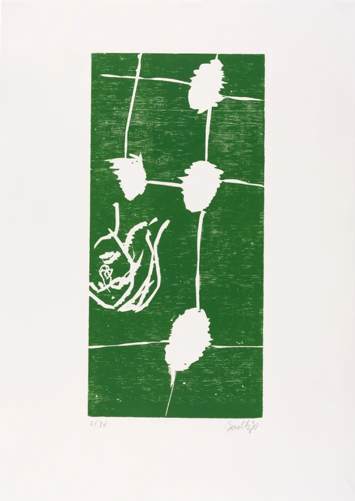 Houtsnede Baselitz - 