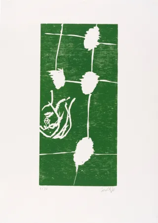 Houtsnede Baselitz - 