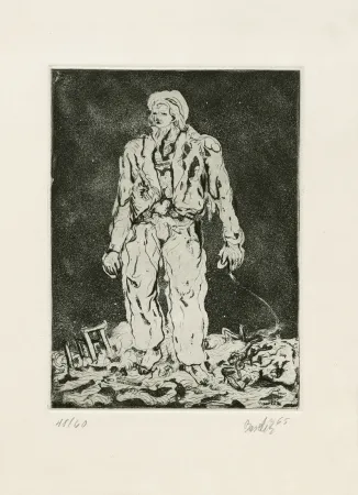 Ets En Aquatint Baselitz - 