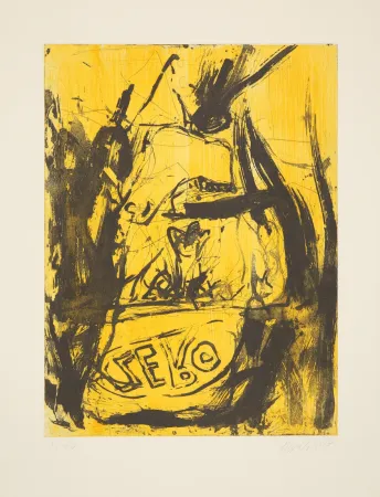 Ets En Aquatint Baselitz - 