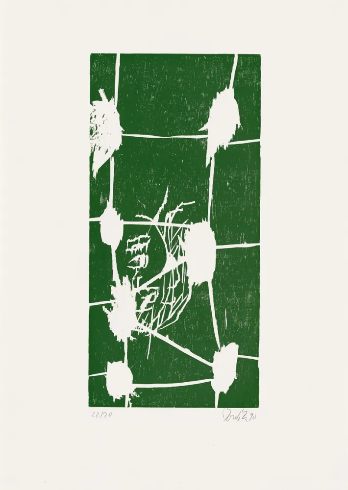 Houtsnede Baselitz - 