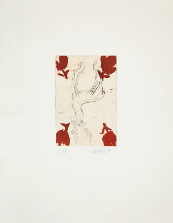 Ets En Aquatint Baselitz - 