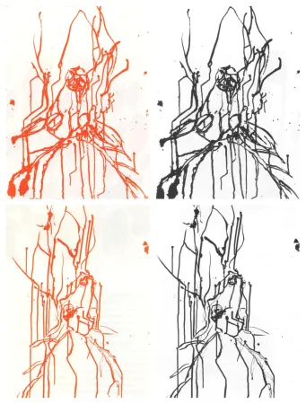 Ets En Aquatint Baselitz - Hirsche (set of 4)