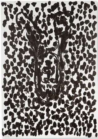 Lithografie Baselitz - Kopf (Head) - no. 14 (from Suite 45)