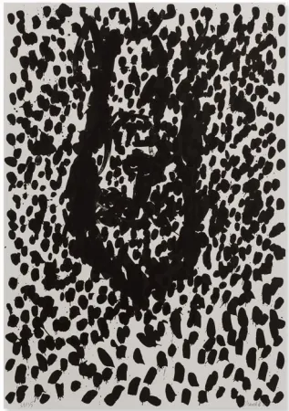 Lithografie Baselitz - Kopf (Head) - no. 21 (from Suite 45)