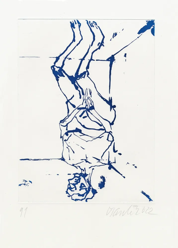Ets En Aquatint Baselitz - 