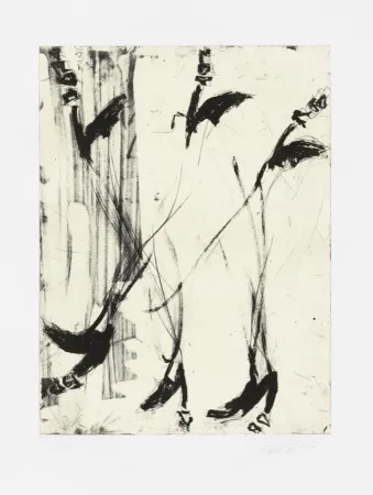 Ets En Aquatint Baselitz - Sono sei piedi