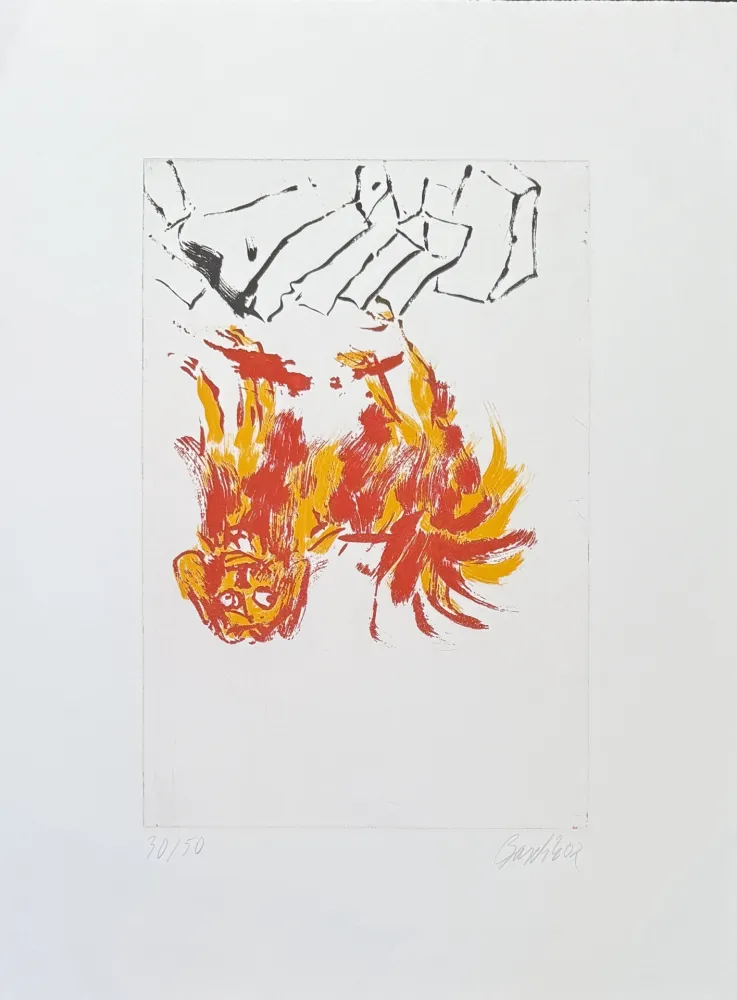 Gravure Baselitz - Tama 2