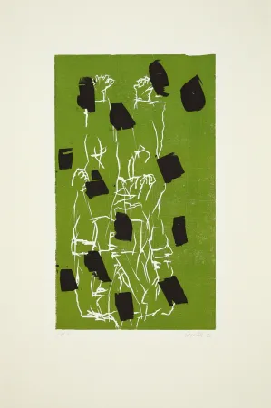 Houtsnede Baselitz - 