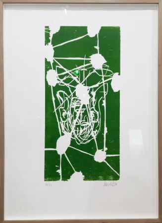 Houtsnede Baselitz - Untitled