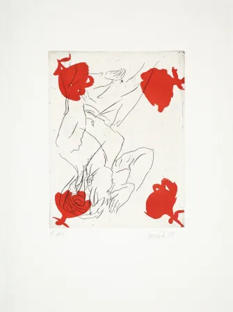 Droge Naald Baselitz - Untitled (vgl. Romantisches Motiv)