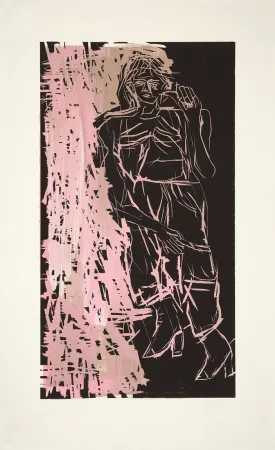 Houtsnede Baselitz - 