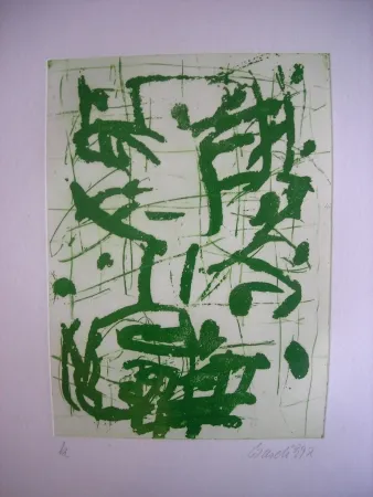 Ets En Aquatint Baselitz - Winter