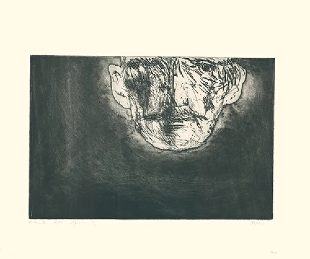 Ets En Aquatint Baskin - Edvard Munch