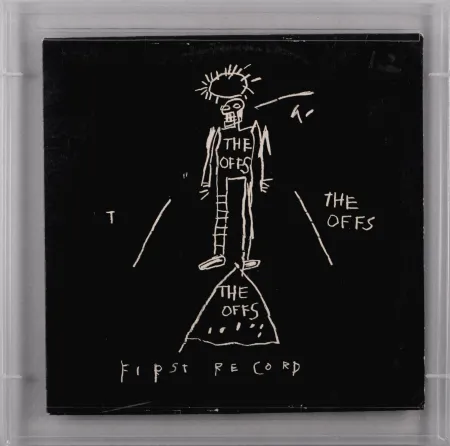 Lithografie Basquiat - The Offs : First Record, 1984 - Scarce original FIRST PRINTING, with Plexiglas frame!