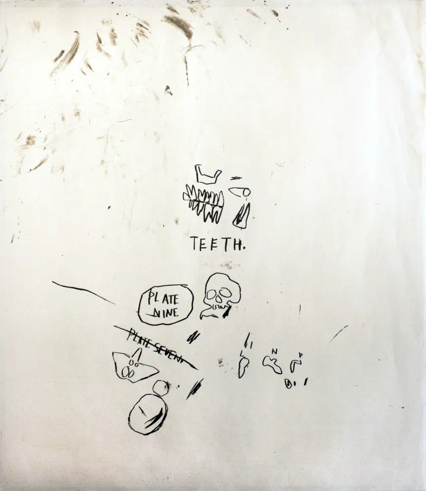 Zeefdruk Basquiat - Untitled 3 (from Leonardo)