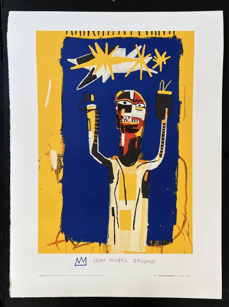 Lithografie Basquiat -  Welcoming Jeers