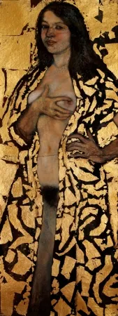 Geen Techniek Bastow - Maria, the Greel Writer - Dessin Original / Original Drawing - Pastel