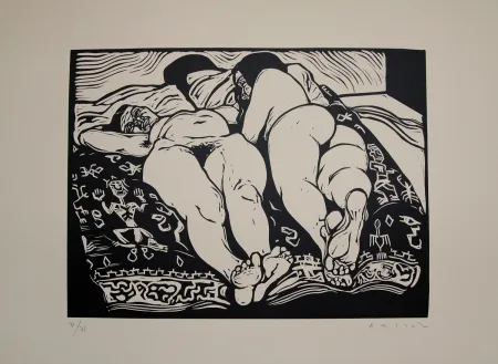 Lithografie Bastow - Nu  Féminin / Female Nude - 4