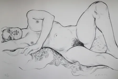 Lithografie Bastow - Nu  Féminin / Female Nude - 5