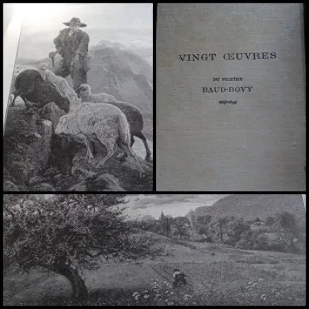 Houtsnede Baud-Bovy - Vingt oeuvres du peintre Baud-Bovy (1848-1899)