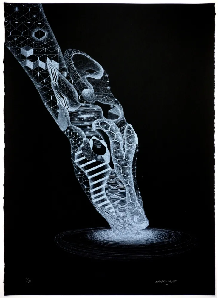 Lithografie Baudelocque - Biche