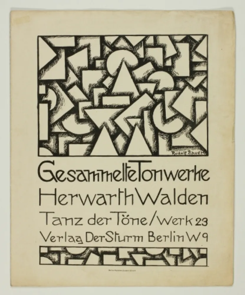 Lithografie Bauer - Tanz der Töne (Dance of Sounds)