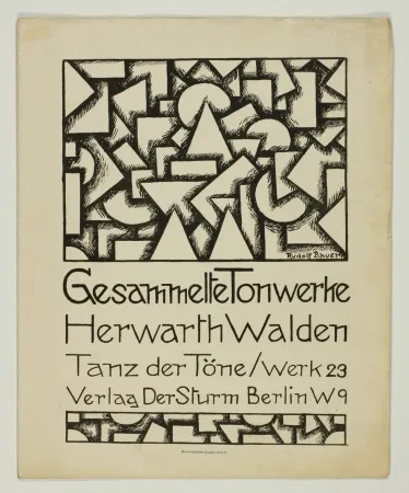 Lithografie Bauer - Tanz der Töne (Dance of Sounds)