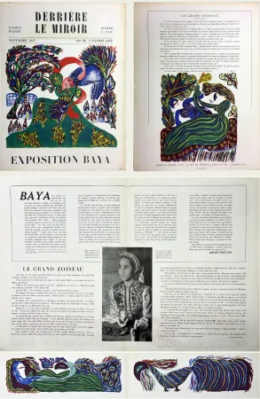 Geïllustreerd Boek Baya - Derrière le Miroir n° 6. BAYA. 6 lithographies en couleurs (( pour l'exposition de 1947 à la Galerie Maeght) TIRAGE ORIGINAL