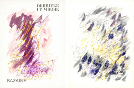Geïllustreerd Boek Bazaine - DERRIÈRE LE MIROIR N°170. Mars 1968. 6 LITHOGRAPHIES ORIGINALES EN COULEURS.