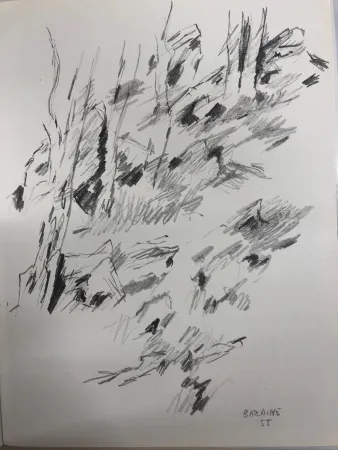 Lithografie Bazaine - Dessin 1955