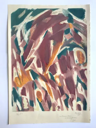Lithografie Bazaine - Les saisons