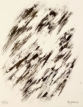 Lithografie Bazaine - Quoi le vide après ?