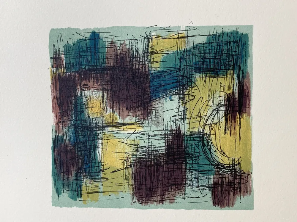 Lithografie Bazaine - Sans titre