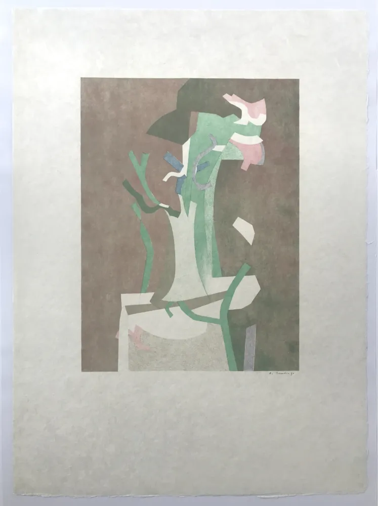 Lithografie Beaudin - Fleurs II