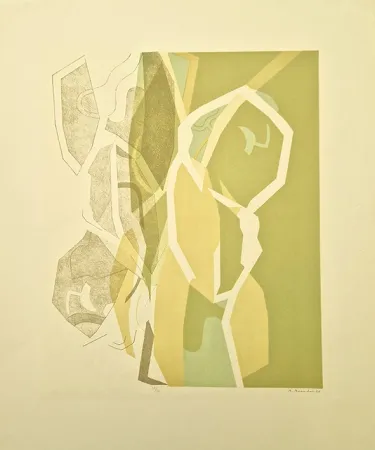 Lithografie Beaudin - Piege d'araignée