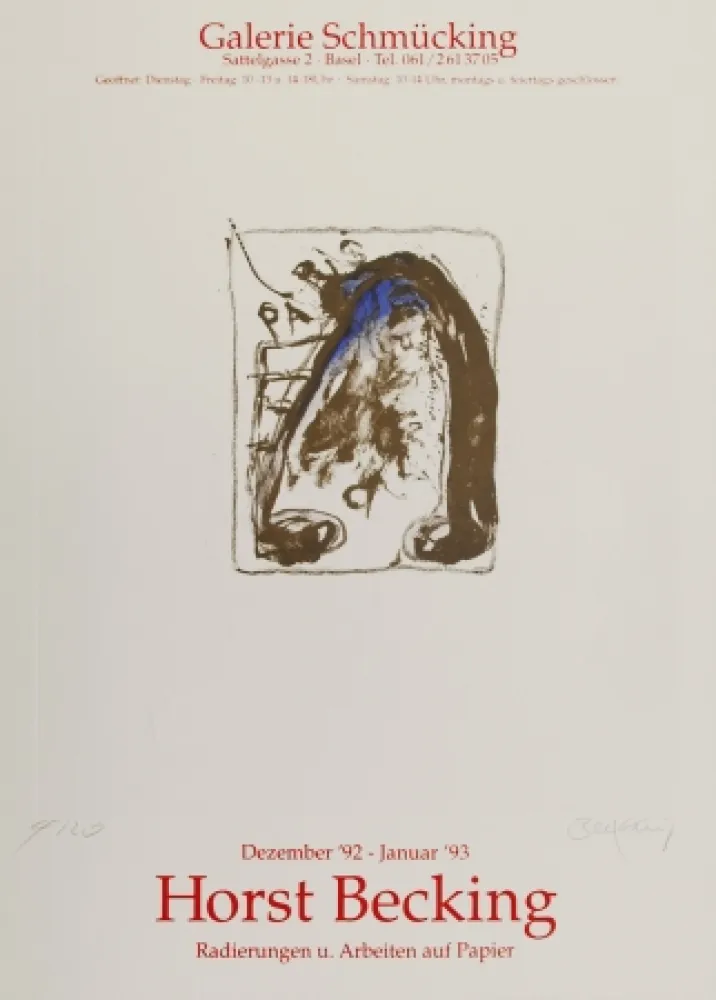 Diepdruk Becking - Radierungen und Arbeiten auf Papier