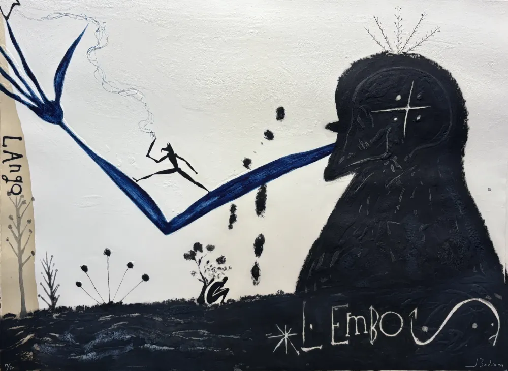 Ets En Aquatint Bedia - Lango L Embo