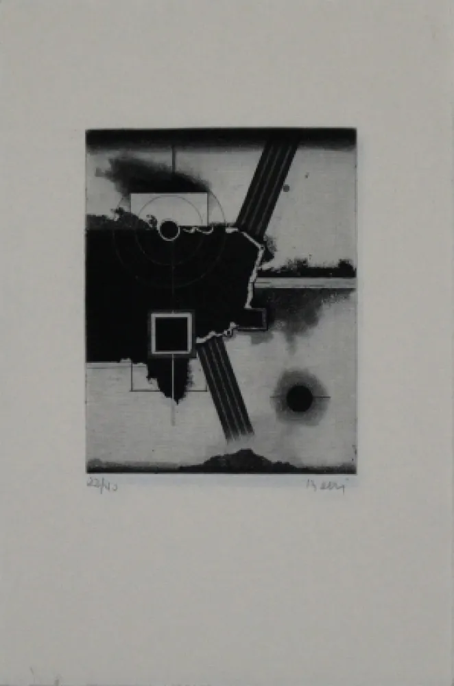 Ets En Aquatint Beeri - Untitled