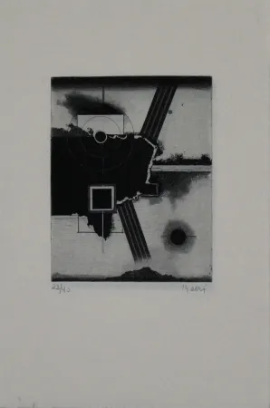 Ets En Aquatint Beeri - Untitled