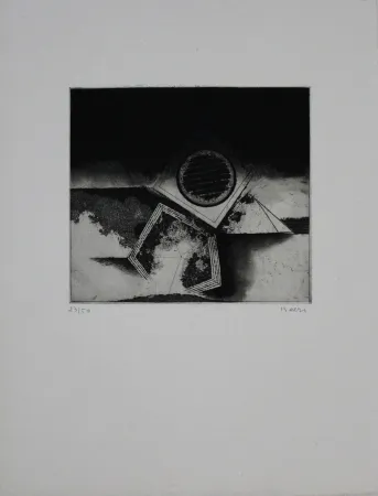 Ets En Aquatint Beeri - Untitled