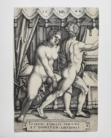 Ets Beham - Joseph und Potiphars Weib (Joseph and Potiphar's wife)