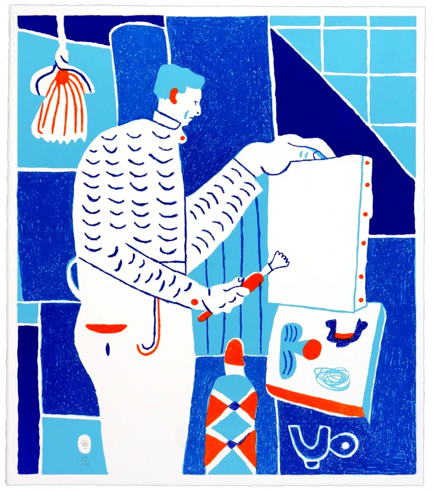 Lithografie Behncke - Asger Jorn