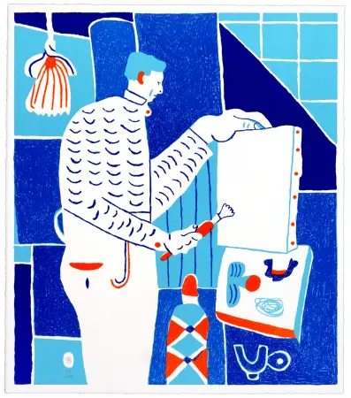 Lithografie Behncke - Asger Jorn