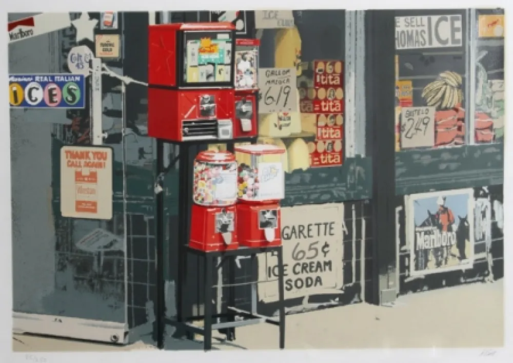 Zeefdruk Bell - Little Italy