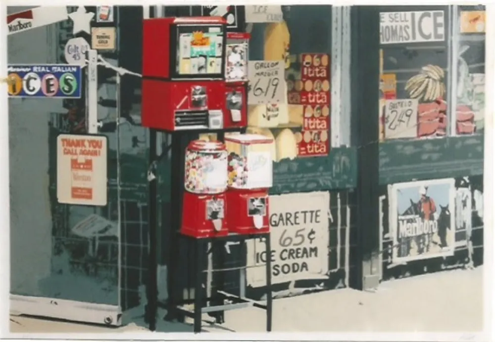 Zeefdruk Bell - Little Italy